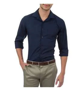 Camisa social manga larga